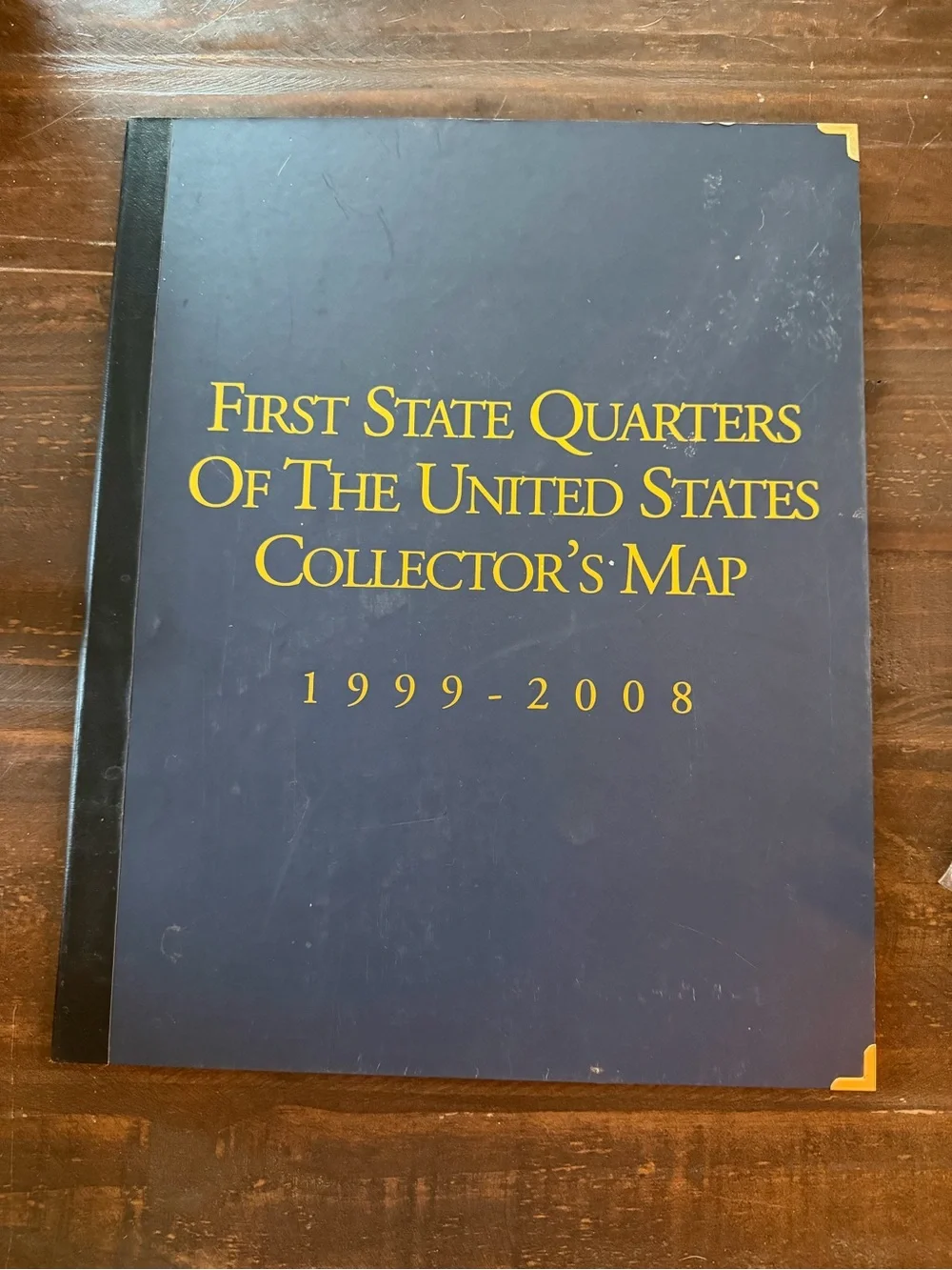 First State Quarters Collector's Map 1999-2008 - Partially Completed
